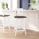 Option Antique White Wash Frame Gray Wash Seat