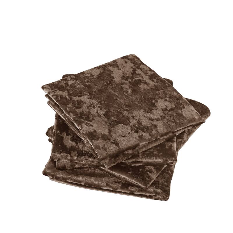Rancho Crushed Velvet Throw Pillow Cover Set, NO INSERT