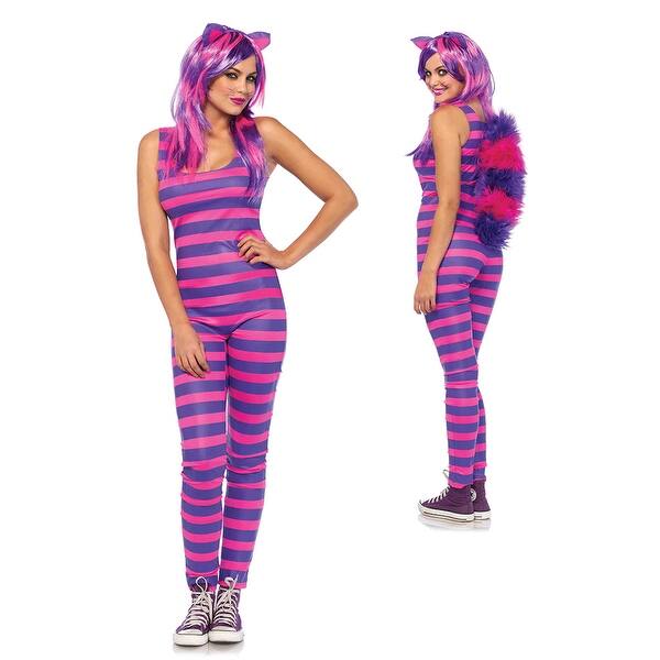 Shop Womens Darling Cheshire Cat Halloween Costume Overstock 14671060