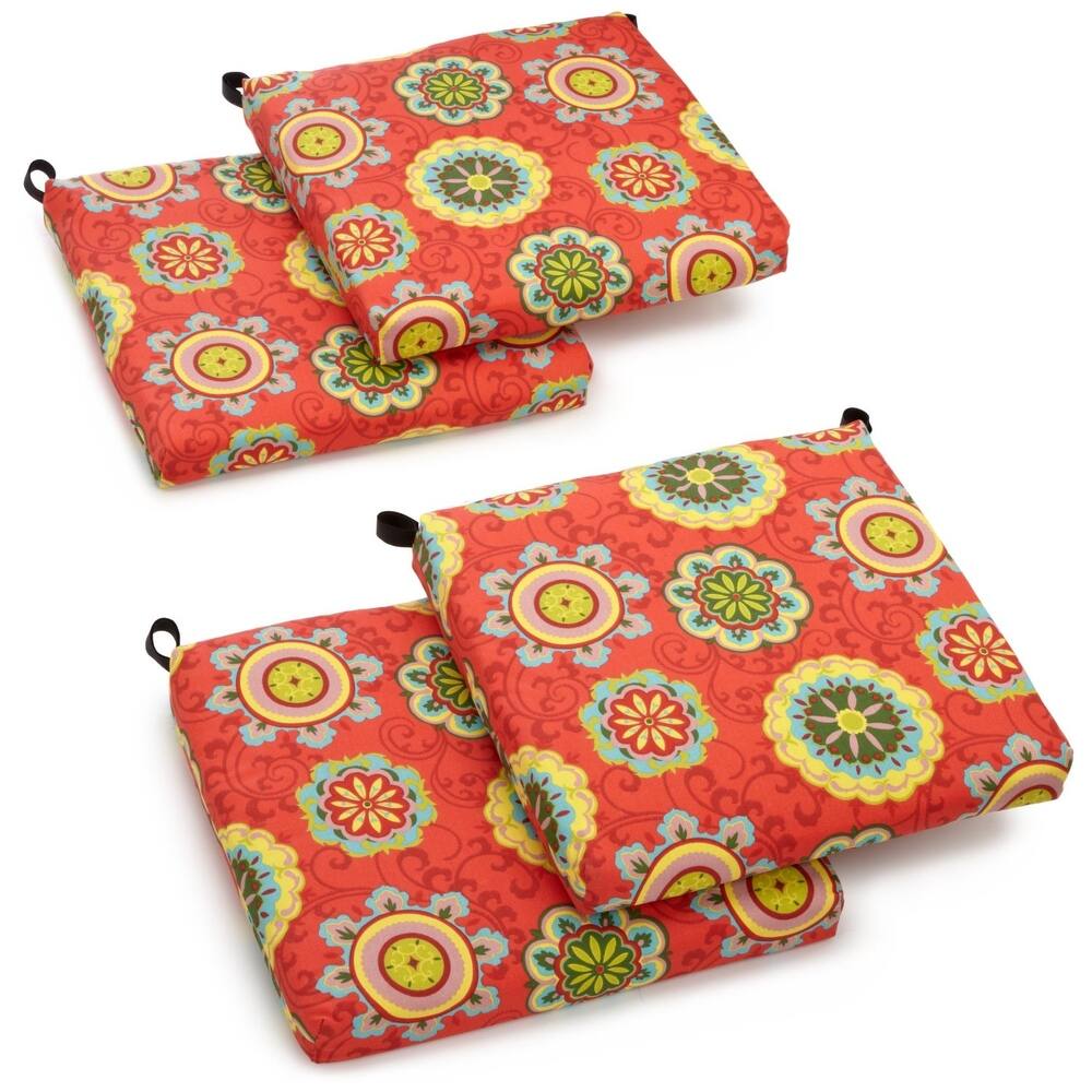 20-inch by 19-inch Indoor/Outdoor Chair Cushions (Set of 4) - 20 x 19