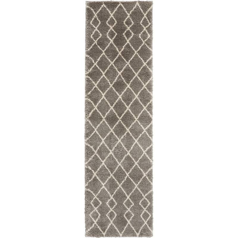 Nourison Geometric Moroccan Boho Shag Area Rug