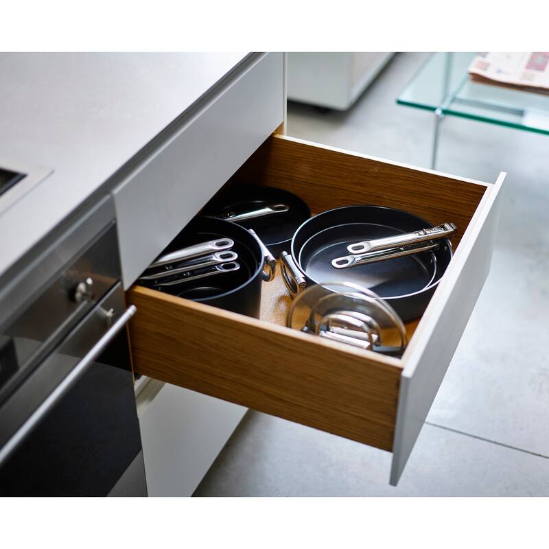 Joseph Joseph Space Ceramic Non-stick 3-piece Essential Cookware Set with Folding Handles