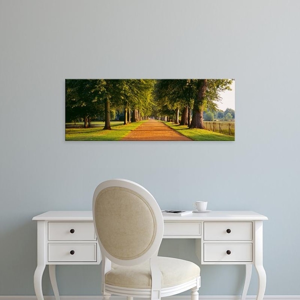 Easy Art Prints Panoramic Images's 'Trees in a park, Oxford, Oxfordshire, England' Premium Canvas Art