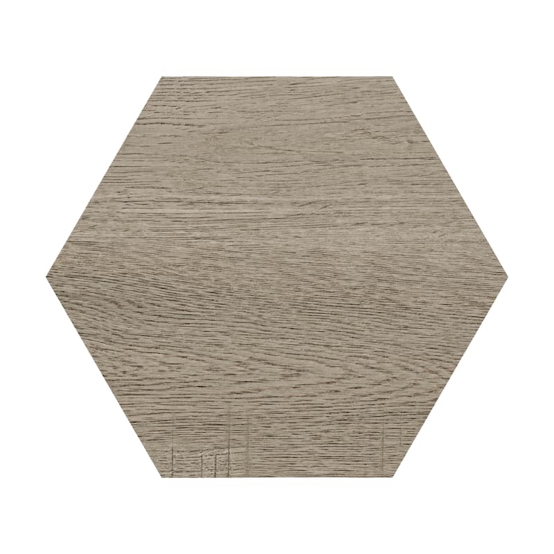 TileHQ Stellar White 8 x 9 Porcelain Hexagon Floor and Wall Tile (25 PC Per Carton) (9.37 SQFT Per Carton)