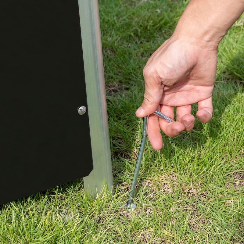 Outdoor 48,000 BTU Pyramid Propane Gas Patio Heater with Wheels, Glass Tube, Black