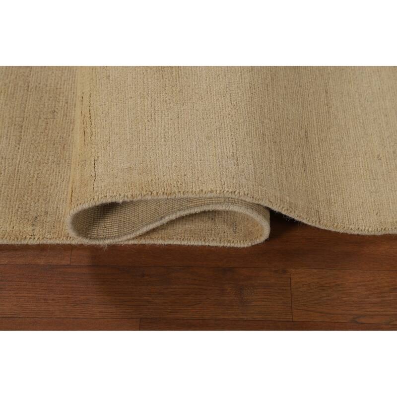 Gabbeh Modern Area Rug Hand-Knotted Wool Carpet - 6'2"x 9'8"