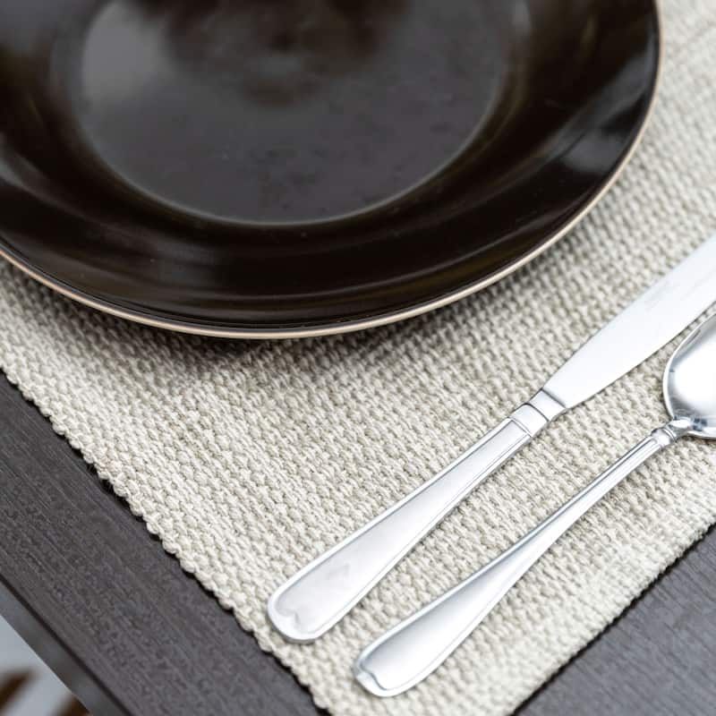 Fabstyles Casual Classic Set of 4 Thick Cotton Heavyweight Placemats