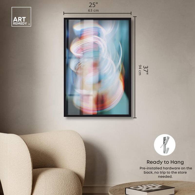 Swirling Light II Shadowbox by Art Remedy
