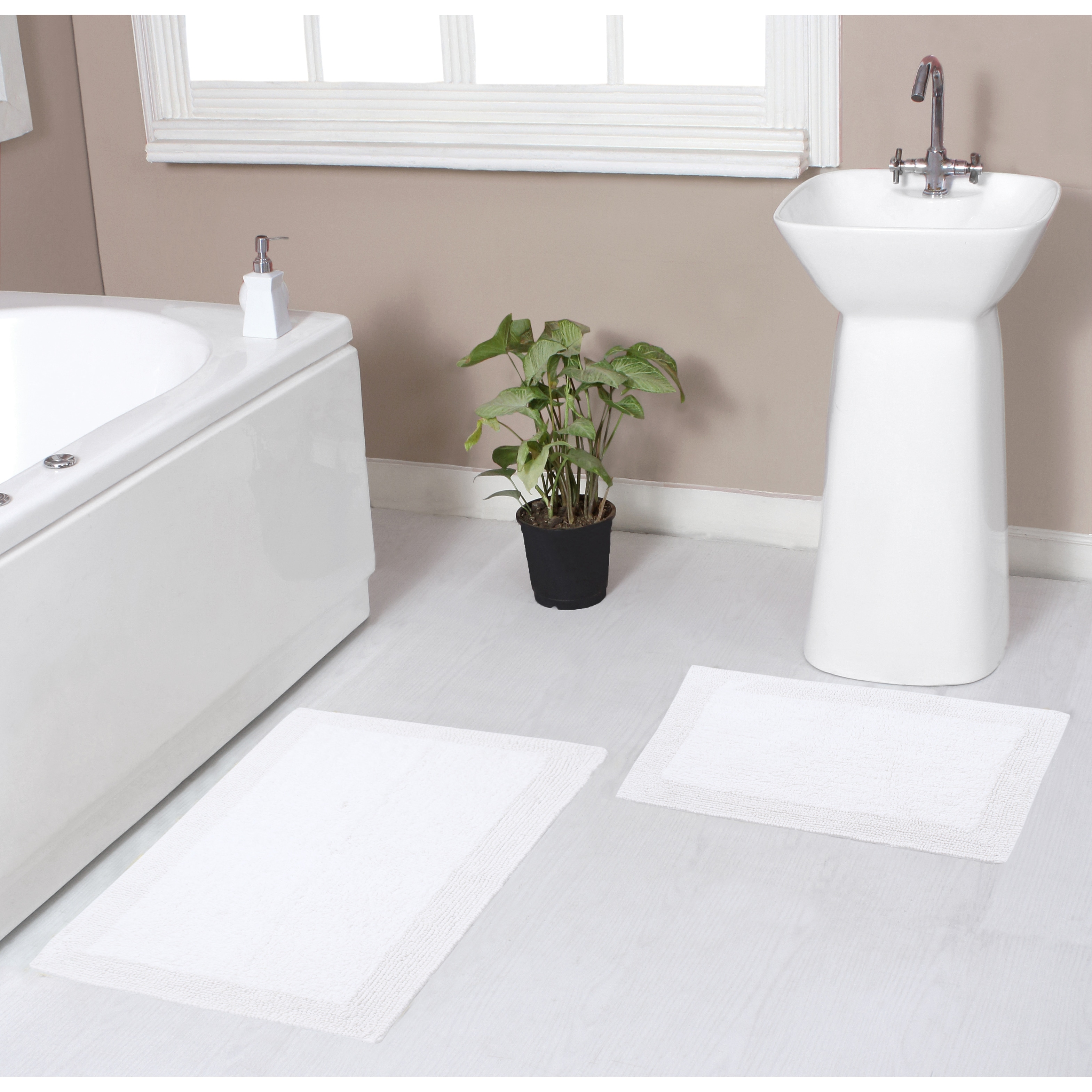 Fieldcrest Tub Mats, 100% Cotton Luxury