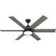 preview thumbnail 24 of 40, Hunter 60" Warrant Ceiling Fan with LED Light, Wall Control - Windmill - Farmhouse, Industrial, Contemporary - ENERGY STAR
