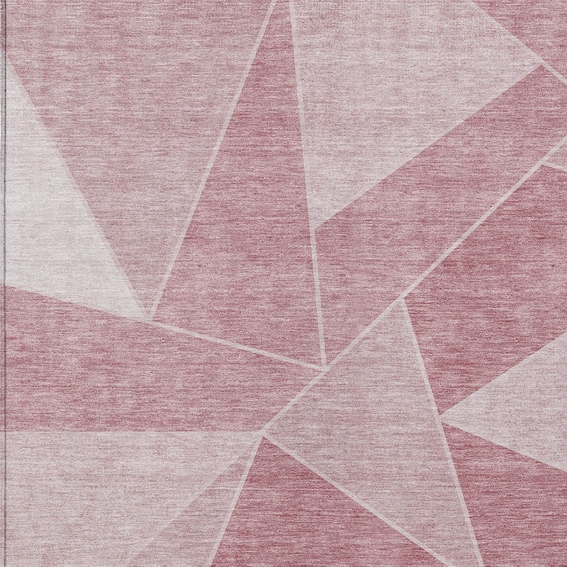 HomeRoots Geometric Transitional Rectangle Outdoor Rug