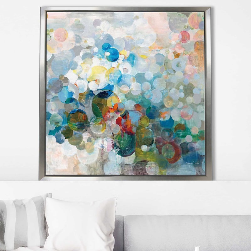 "In the Loop" Print on Floating Canvas