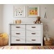 preview thumbnail 7 of 16, Kids Dresser for Bedroom, Baby Closet Storage Organizer for Nursery White - 6-drawer