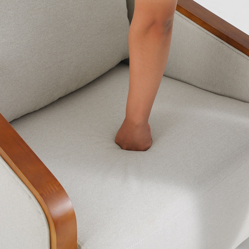 Modern Upholstered Swivel Accent Chair