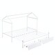 preview thumbnail 6 of 23, Twin XL to King Metal Twin Size House Platform Bed with 2 Drawers