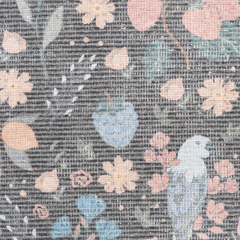 Nourison Botanical Washables Indoor only Chic Floral Area Rug