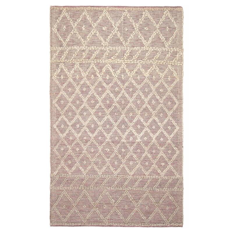 ECARPETGALLERY Braid weave Sienna Grey Wool Rug - 5'0 x 8'2 - Grey - 5'0 x 8'2