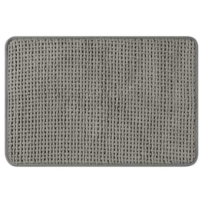 Chenille Bathroom Rugs, Non Slip Bath Mat Carpet for Bathroom Floor, Shower