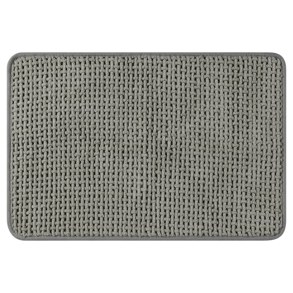 Chenille Bathroom Rugs, Non Slip Bath Mat Carpet for Bathroom Floor, Shower