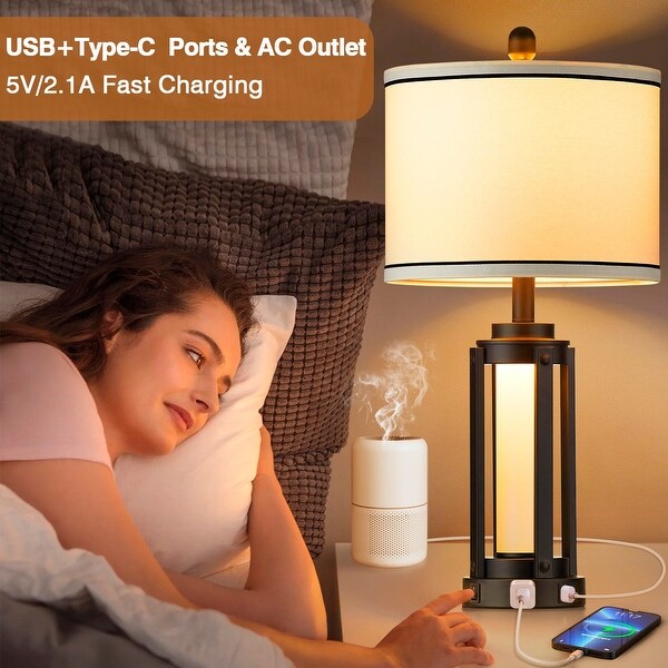Lamp with usb c port deals
