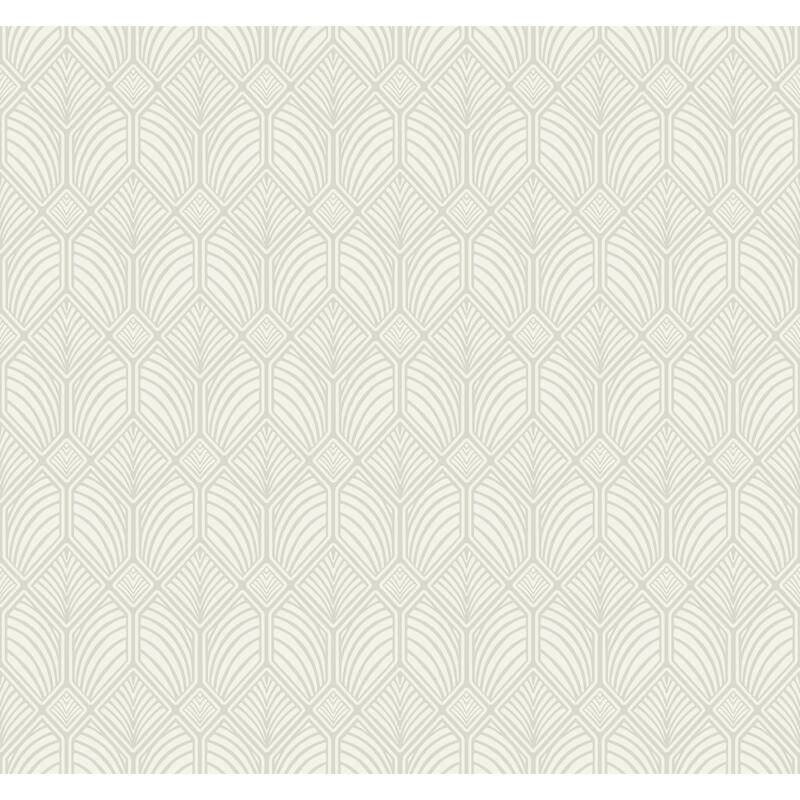 Fontaine, Unpasted Non-Woven Craftsman Wallpaper 27 in x 27 ft = 60.75 sq ft - Light Beige