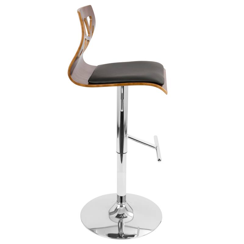 Carson Carrington Sala Adjustable Bar Stool with Straight T Footrest (Set of 3)