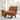 Art Leon Modern Wood and Fabric Accent Sofa Chair