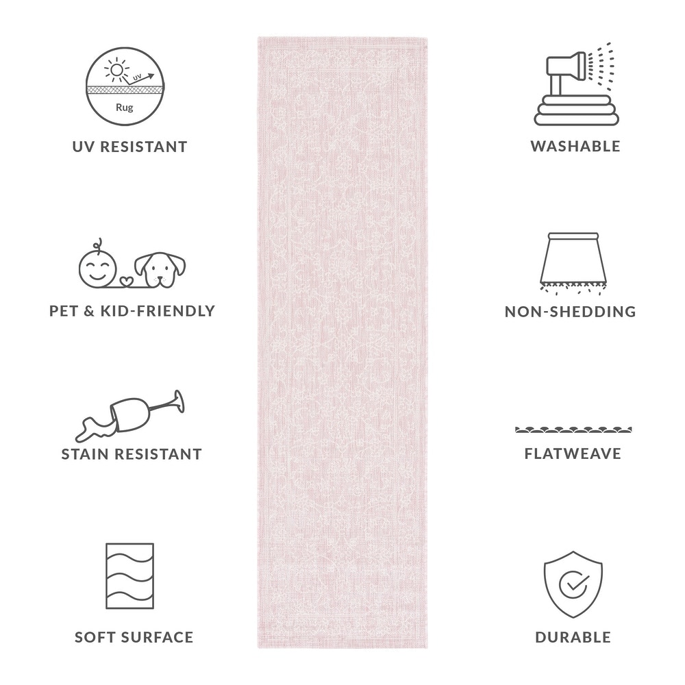 SAFAVIEH Courtyard Hasina Indoor /Outdoor Waterproof Patio Backyard Rug