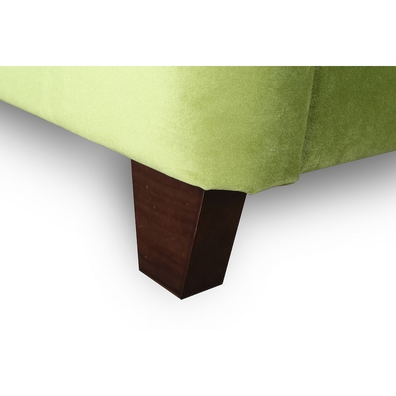 Manhattan Comfort Velvet Modern Parlay Full-Size Bed