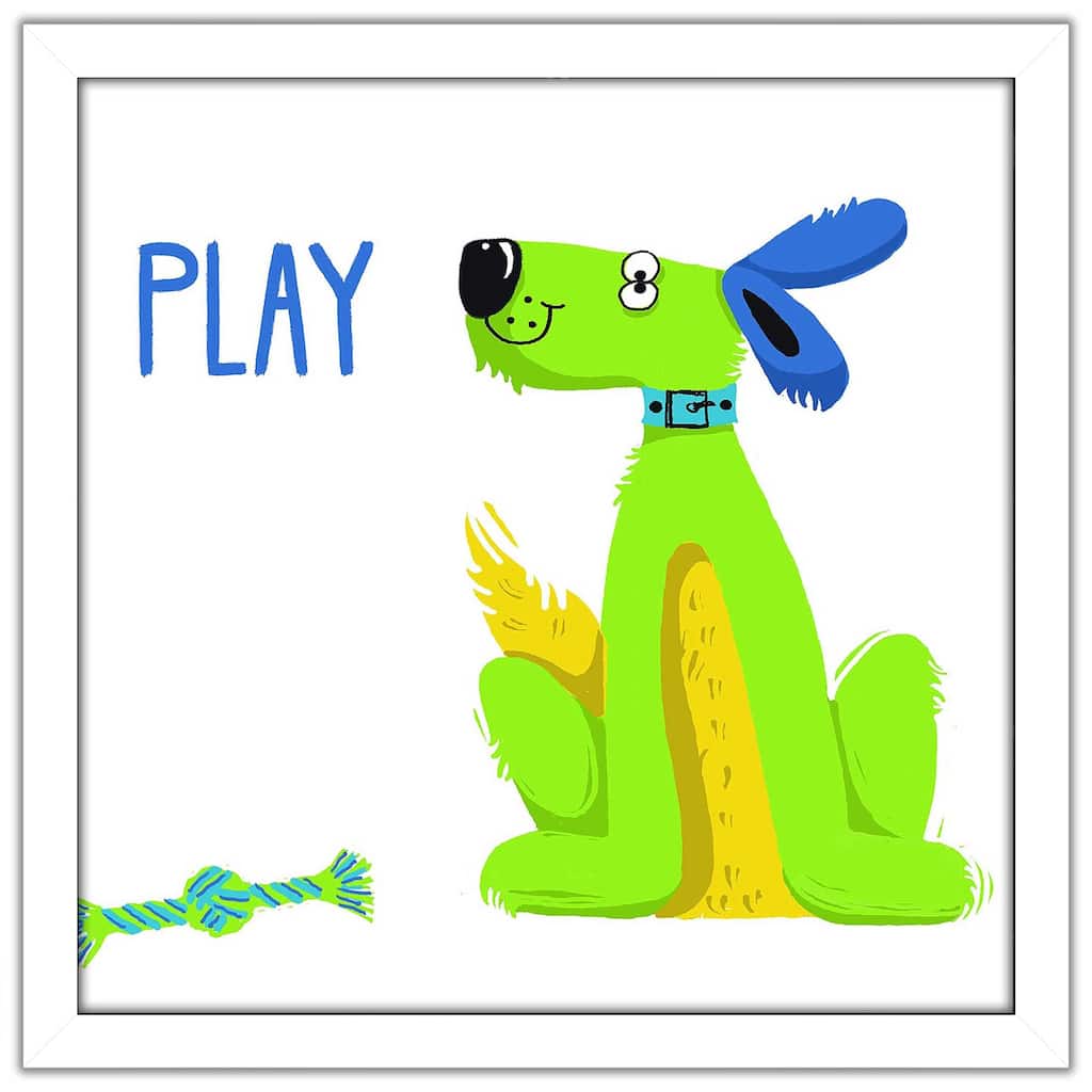 "Dogs Gone Wild II (Square)" Print on Acrylic