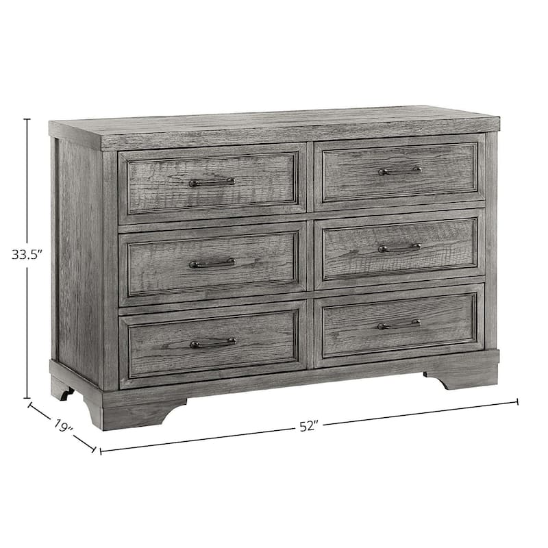 Foundry 6-Drawer Wood Dresser