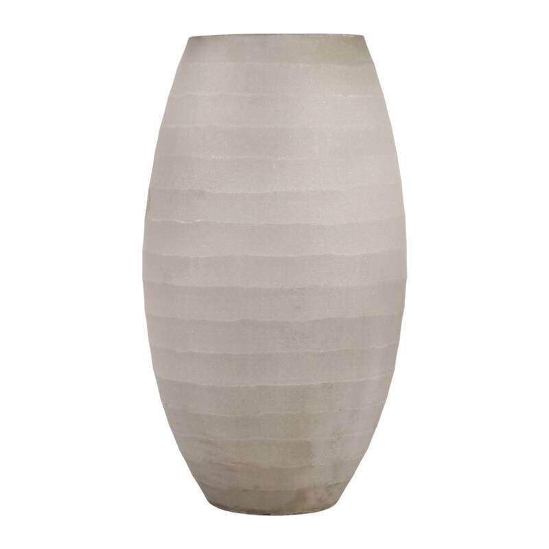 Glass Decorative Vase Modern Sleek Minimalist Contemporary Design