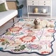 preview thumbnail 11 of 33, SAFAVIEH Handmade Jardin Fadya Country Wool Rug 4' x 6' - Green/Ivory - Rectangle