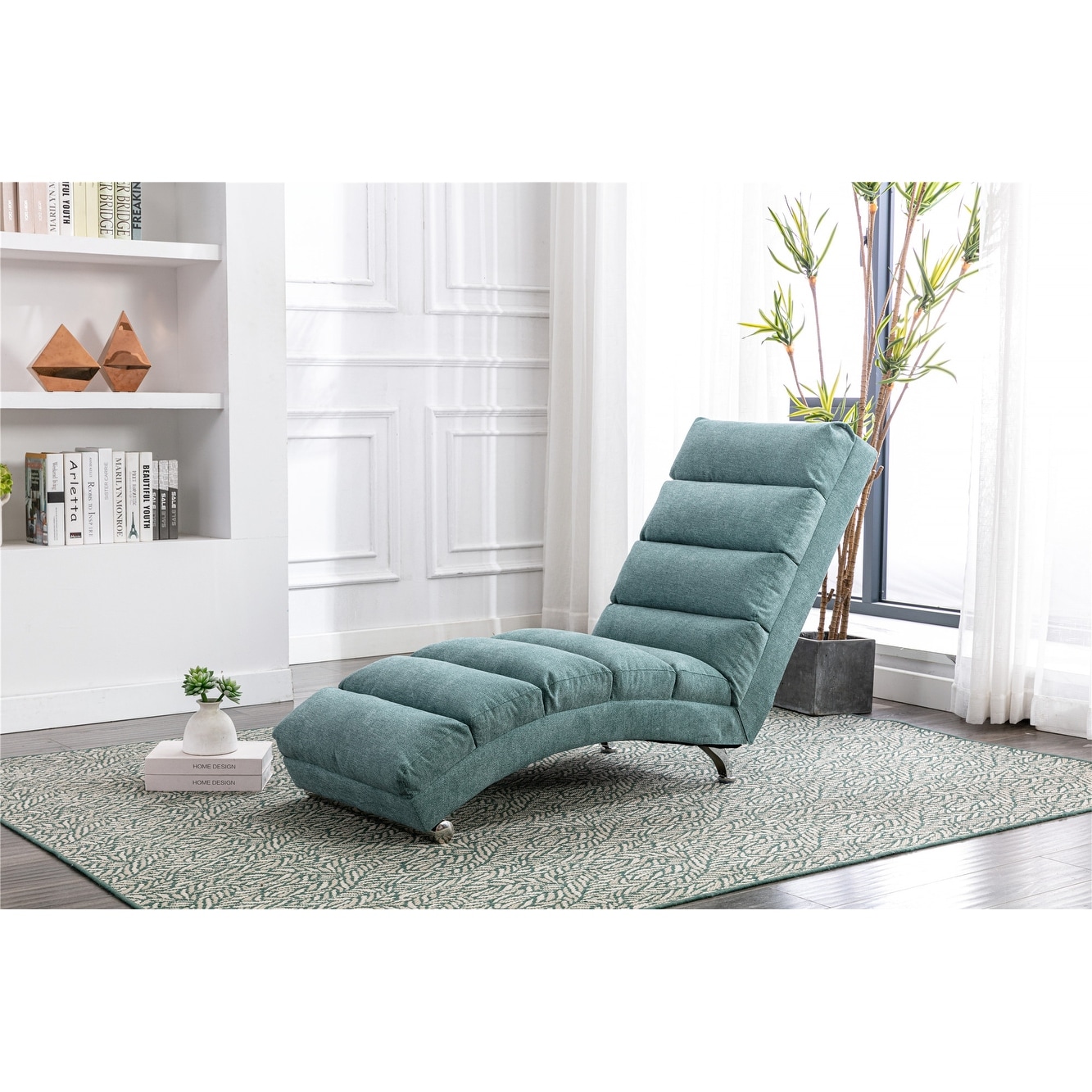Teal chaise hot sale lounge sofa