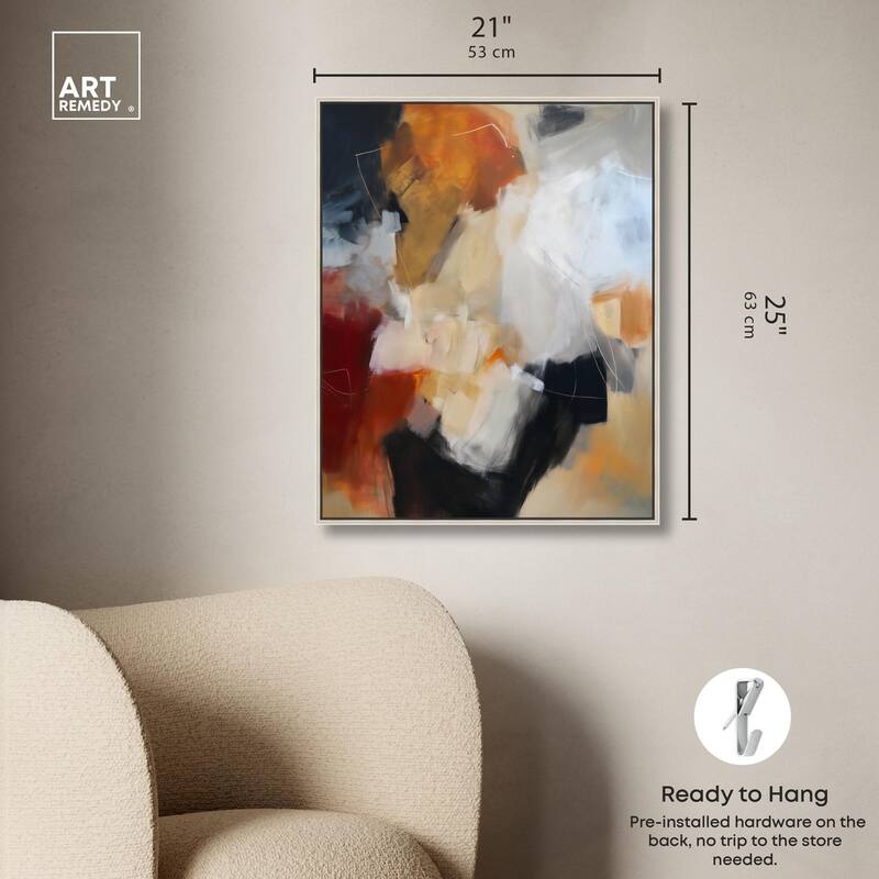 Earth and Fire II Canvas by Art Remedy