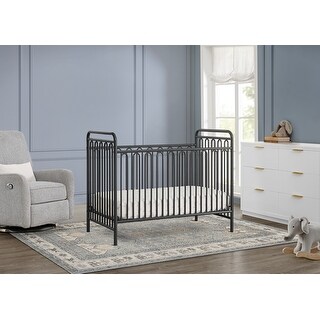 Delta Children Darcy 4-in-1 Convertible Metal Crib