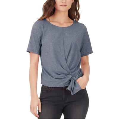 William Rast Womens Aubreigh Tie Basic T-Shirt