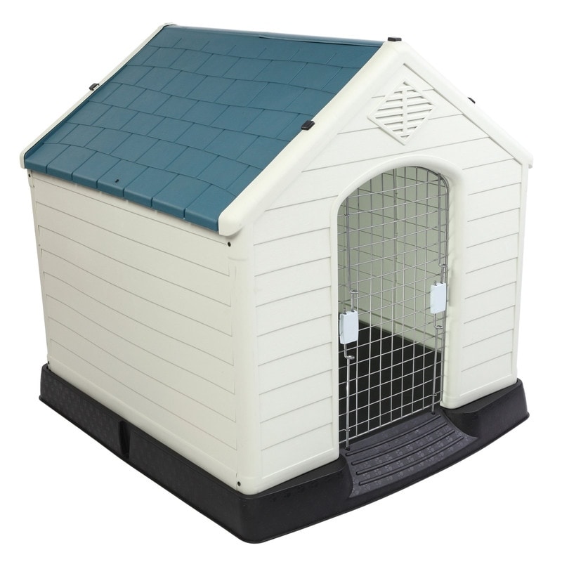 Dog House Kennel Water Resistant for Small Medium Sized Dogs with Door