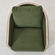 preview thumbnail 23 of 165, KINWELL 31"W Oak Frame Upholstered Swivel Barrel Armchair