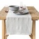 preview thumbnail 1 of 47, over&back Washed 100% Linen Table Runner - Machine Washable 18 x 108 - Ivory