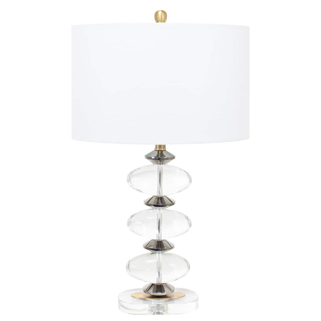 Bronson Table Lamp with Crystal Shade