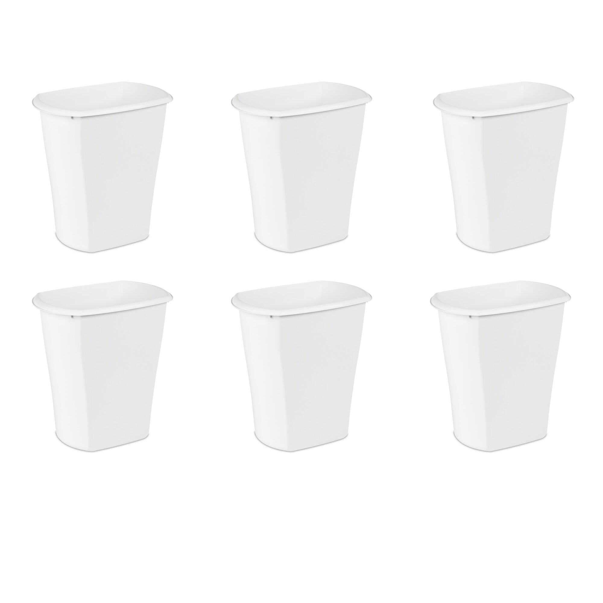 Sterilite White Open Wastebasket - Shop Trash Cans At H-E-B