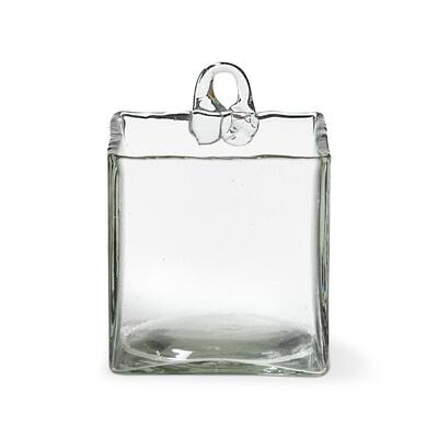 Clarity Clear Square Glass Votive Candleholder Short, Tabletop Mantel Wedding Centerpiece Decoration 3.00L x 3.00W X 4.00H in.