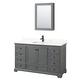 Option Dark Gray / Giotto Quartz Top / Matte Black