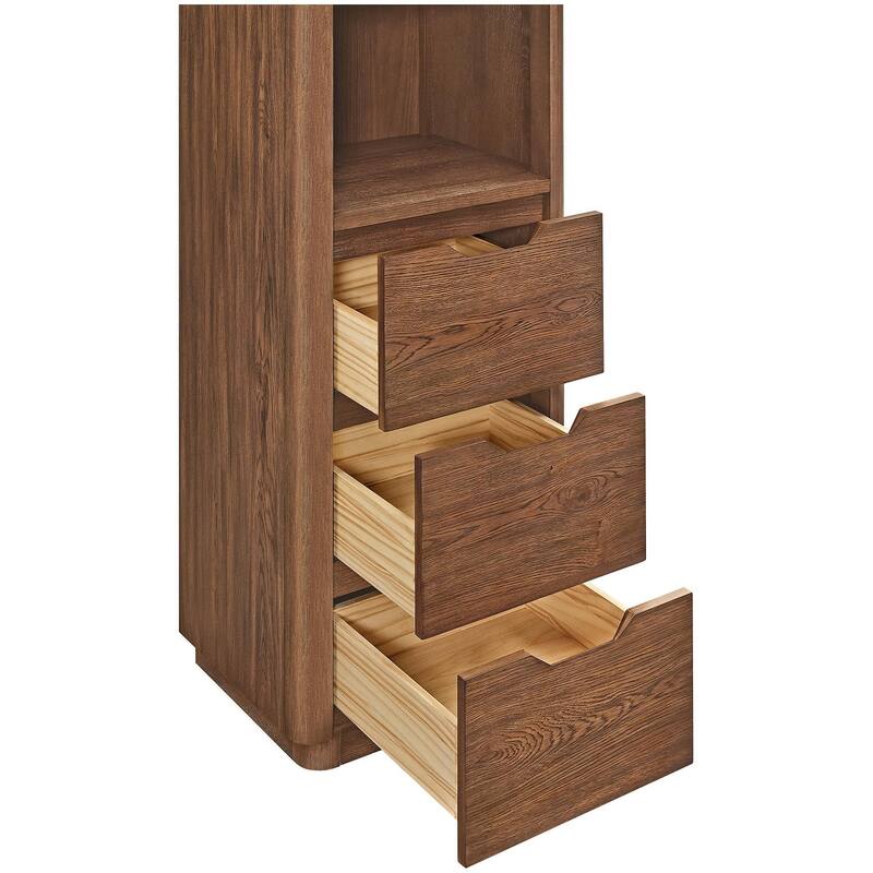 Miseno MV-HARB20-SCA Harbin 72" Wood Free Standing Linen Tower