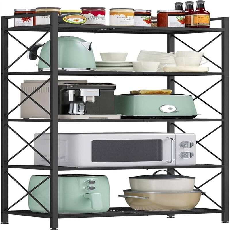 Metal Storage Rack - 12.6"D x 23.62"W x 57.28"H