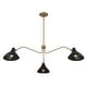 preview thumbnail 5 of 7, Meridian M7019 3 Light 55" Wide Chandelier