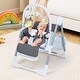 preview thumbnail 20 of 18, Gymax Foldable Baby High Chair for Babies & Toddlers w/Adjustable