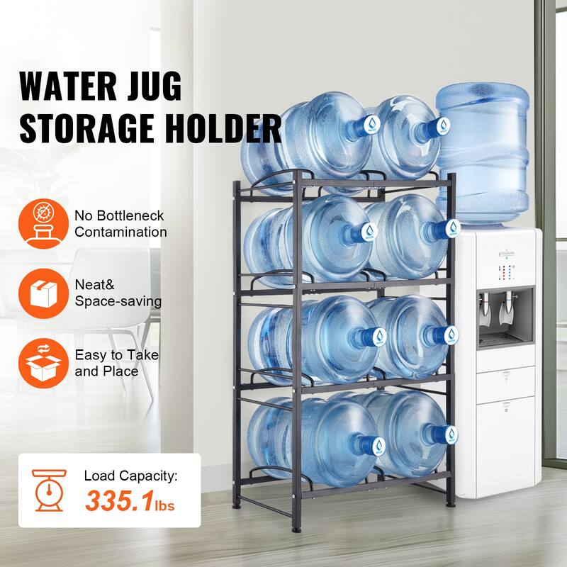 Water Jug Holder Heavy Duty Water Jug Rack for Kitchen, Office, Living Room