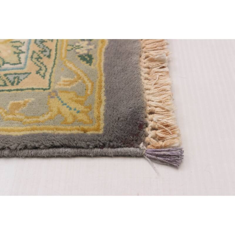 ECARPETGALLERY Hand-knotted Jamshidpour Grey Wool Rug - 7'8 x 10'2